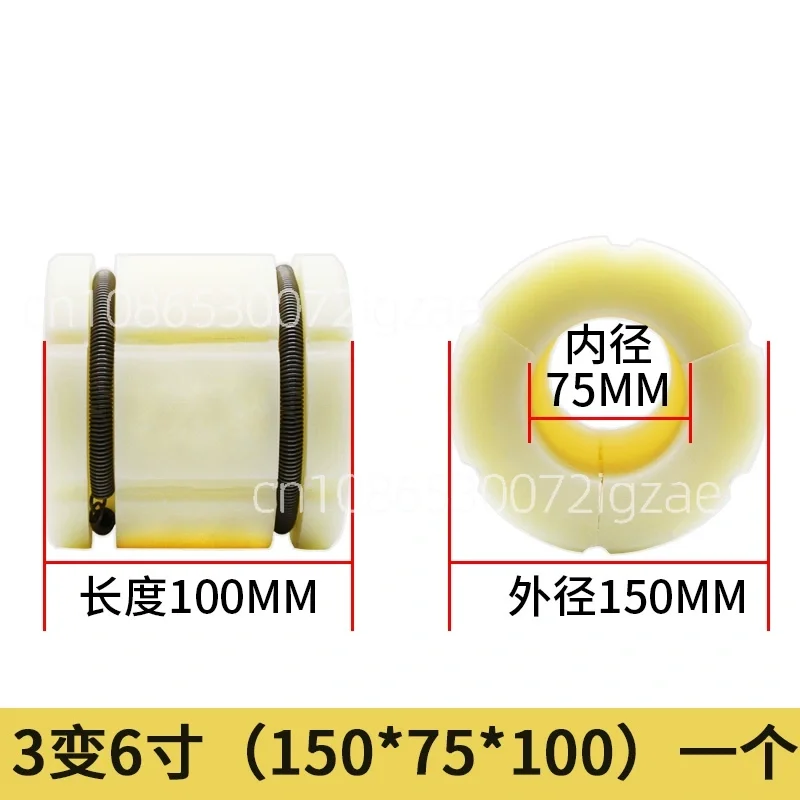 3 variable 6 nylon sleeve air expansion shaft inflatable  slitting machine plastic expansion