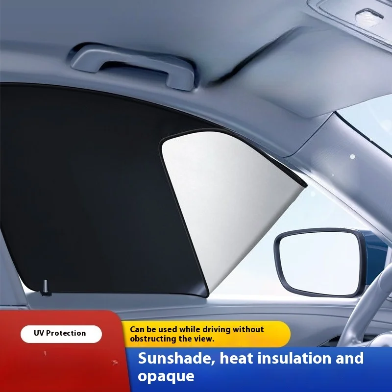 1-4 قطعة نافذة السيارة الجانبية ظلال الشمس مع ستائر الخصوصية المغناطيسية انعكاس الأشعة فوق البنفسجية ميزة مضادة للوهج للنوافذ الأمامية والخلفية