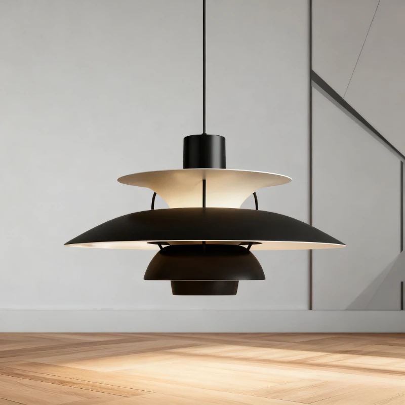 シンプルモダンレストランバーベッドサイドランプ北欧シャンデリアPH5デンマークフライングソーサールームデコレーションペンダントライトデザイン寝室