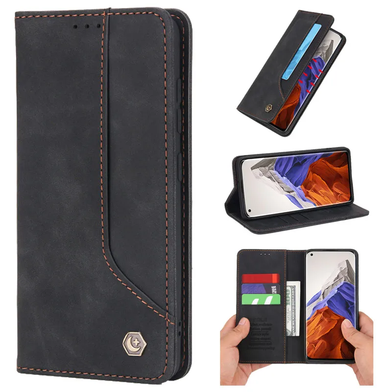 For Xiaomi 11T Pro Case Leather Magnetic Case For Xiaomi Mi 10T