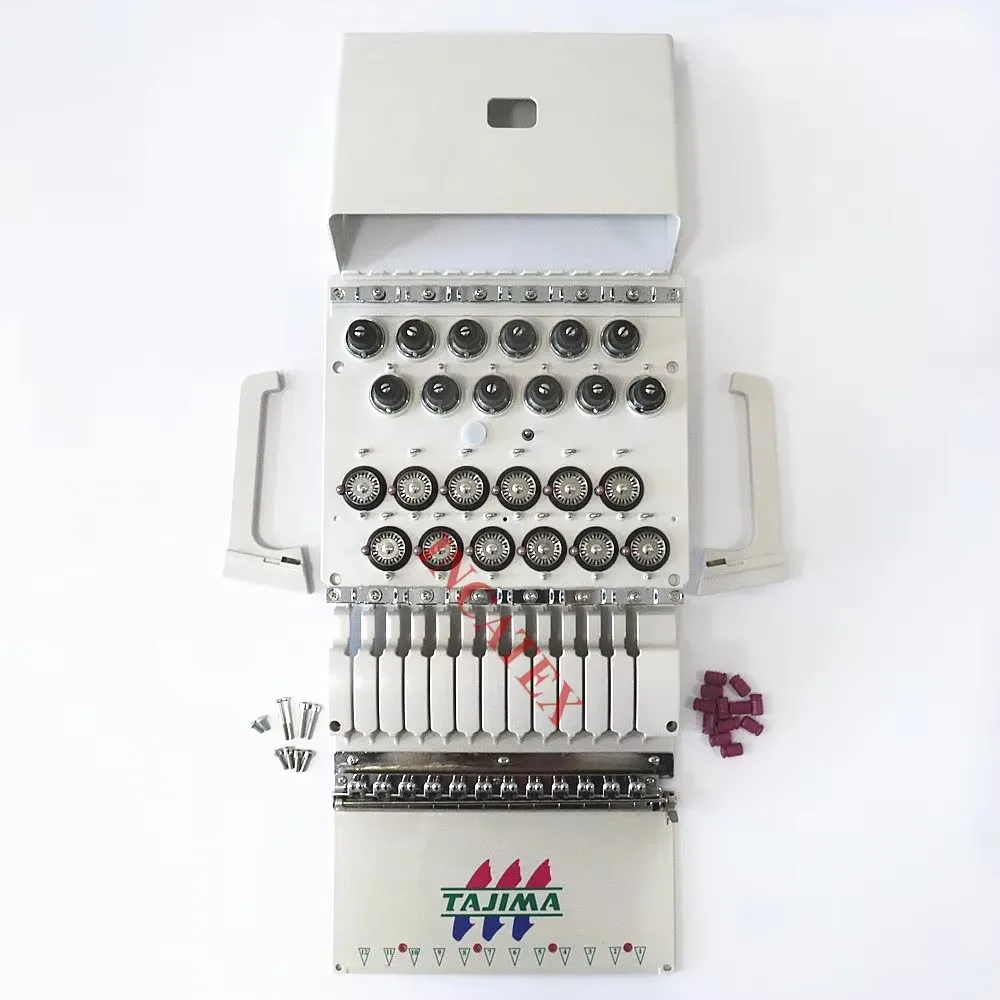 Tajima Embroidery Machine 12 Needles 12 Colors Full Set Bottom Thread Alarm System Upgrade With Electronic Board For Model TMFD - Image 2