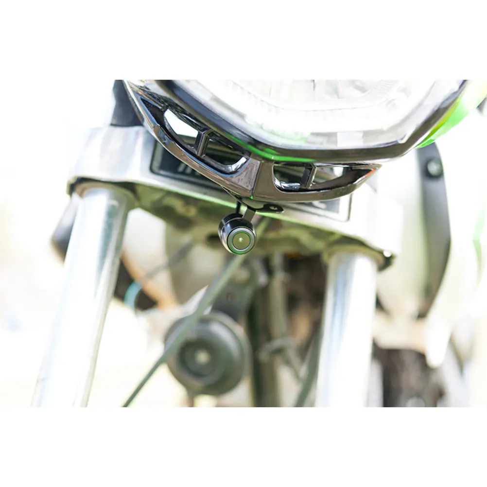 

Motorcycle Driving Recorder Dual Lens Hd Recording 1280x720p Front 640x480p Rear Waterproof Long Life Plastic Motorbike