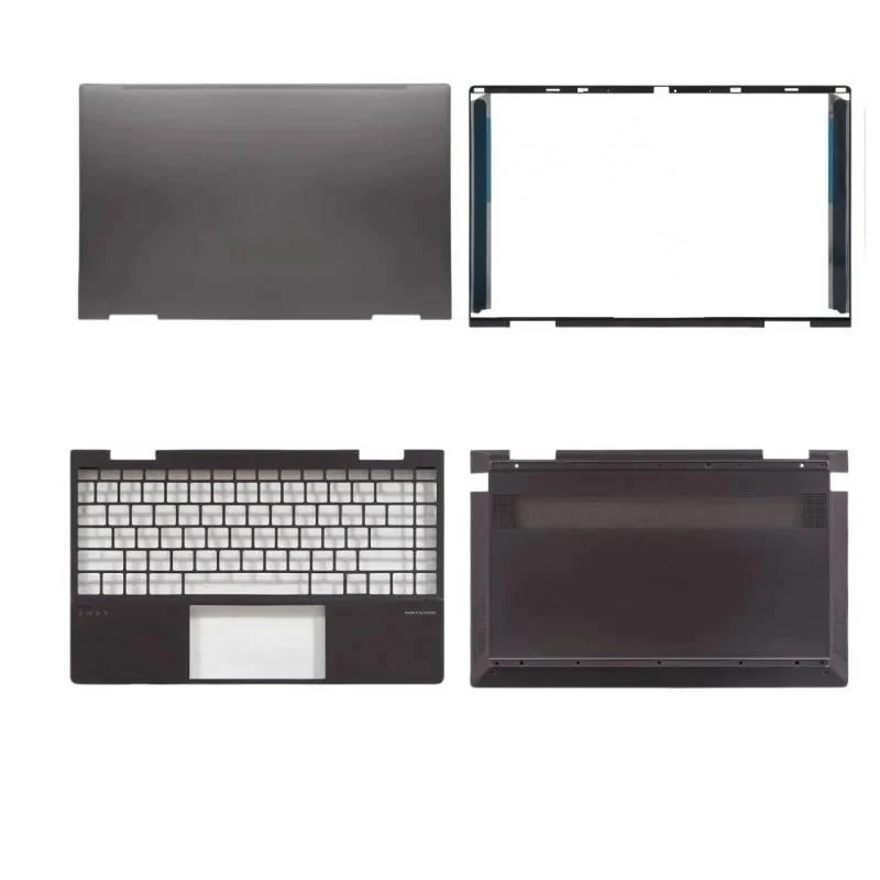 New for HP ENVY X360 13-AY TPN-C147 LCD Back Cover Top Bezel Palm Rest Bottom ABCD Shell Brown Replacement Laptop Parts