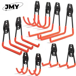 Heavy Duty Metal Hook Garage Organizer Wall Mount Bicycle Hanger Hooks Wall Mount Anti-slip Storage Hook For Ladders Garden Tool