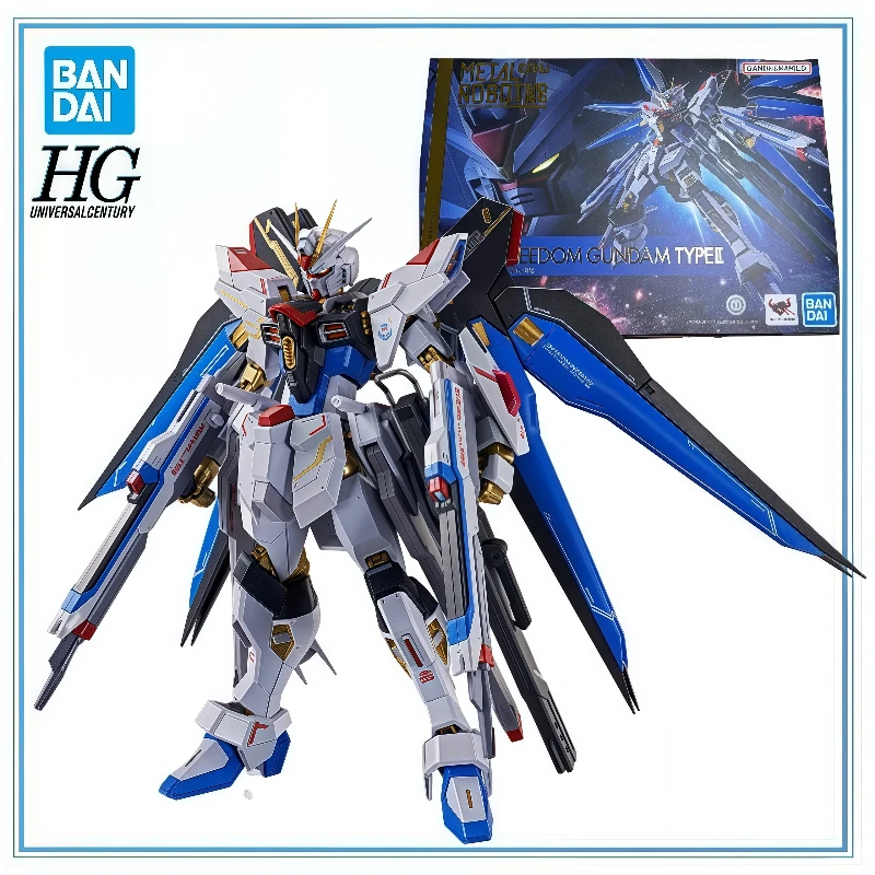 

BANDAI в наличии, оригинальная свобода семян Gundam — ZGMF/A-262B Strike Freedom Gundam Type II — комплект модели сборки металлических спиртных спиртных напитков робота