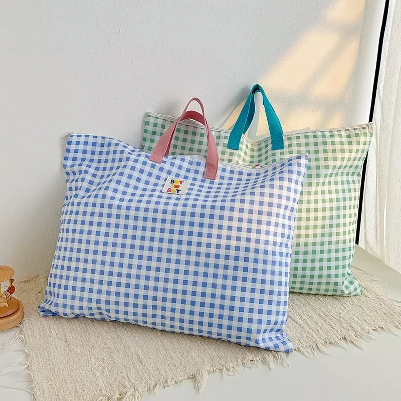 

Child Quilt Storage Bags Mommy Bags Baby Items Canvas Handbag Waterproof Organizer Maternity bag Kids Luggage Bag Kindergarten