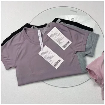 Lemon mujeres Swiftly Tech 2,0 Yoga deportes camisa de manga corta transpirable de secado rápido Fitness correr deporte camiseta ropa deportiva Top