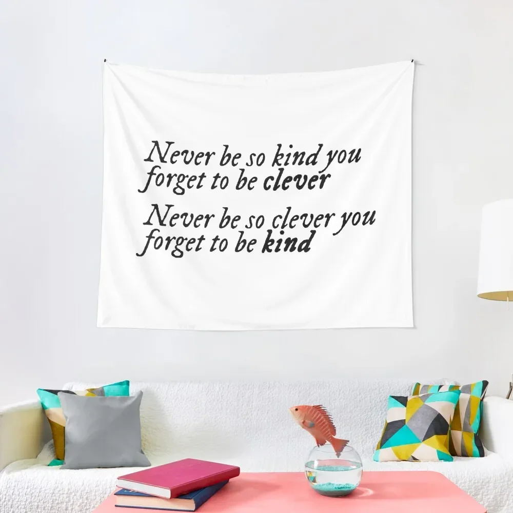 

Marjorie Lyrics - Never be so kind you forget to be clever Tapestry Room Decor Aesthetic Wall Hanging Decor Tapestry