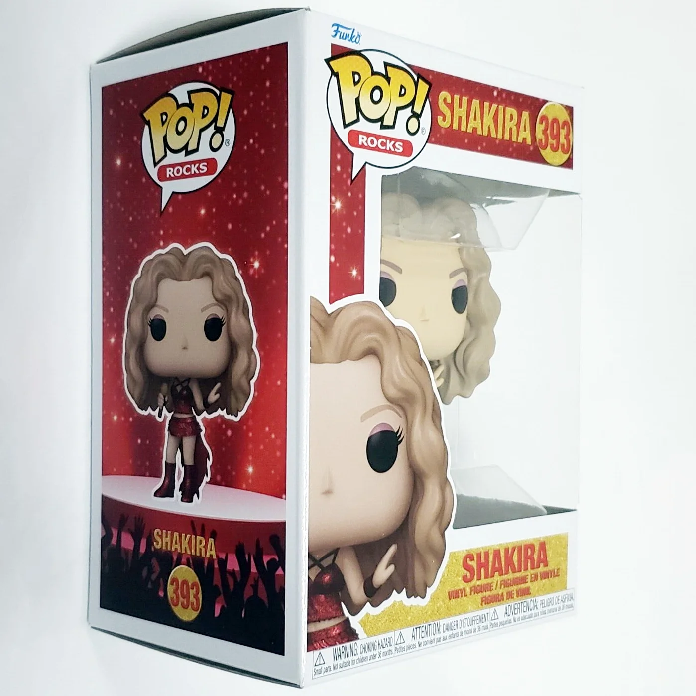 

Shakira #393 Figure - Super Bowl LIV Funko Pop Official Genuine Limited Edition Collect Figurine Singer Shakira Fans Toy Gift