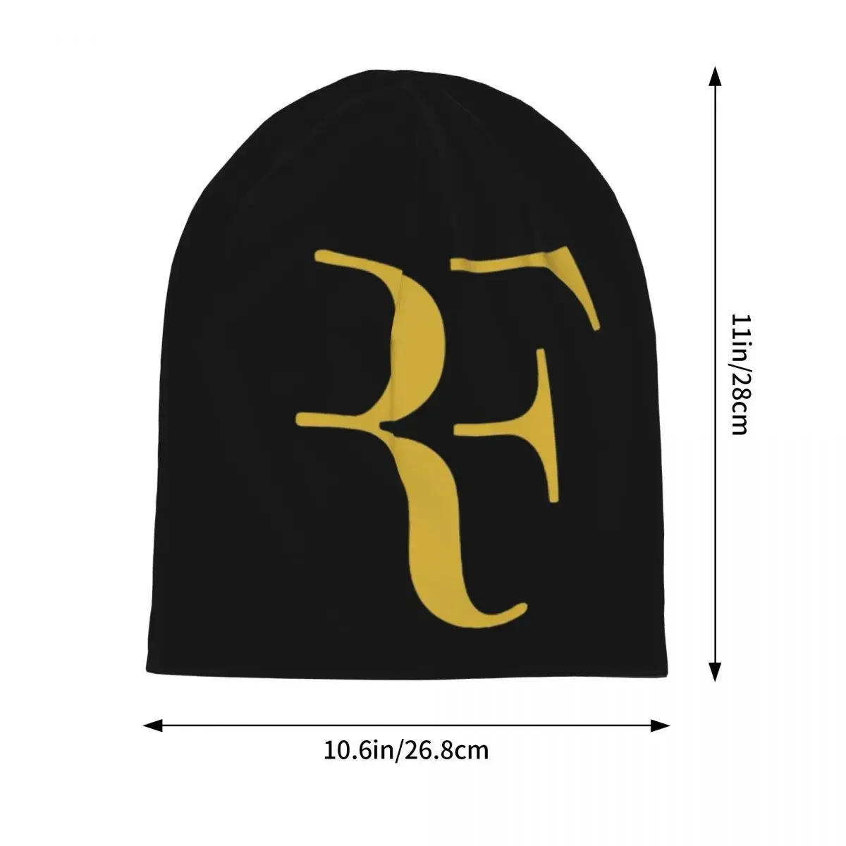 Roger Federer Warm Knitted Cap Hip Hop Bonnet Hat Autumn Winter Outdoor Beanies Hats for Unisex Adult