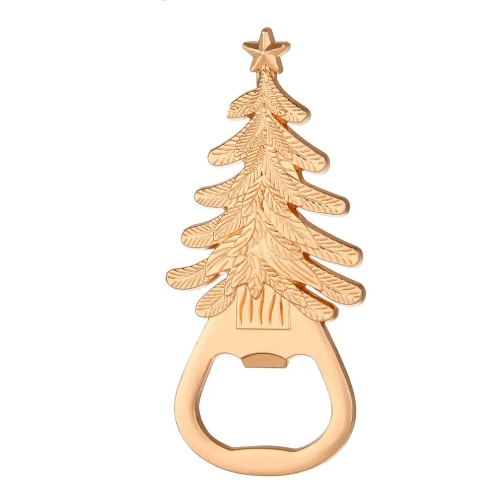 

Durable Metal Christmas Bottle Opener Santa Snowman Merry Christmas Beer Bottle Opener New Year Decor Xmas Opener Restaurant Use