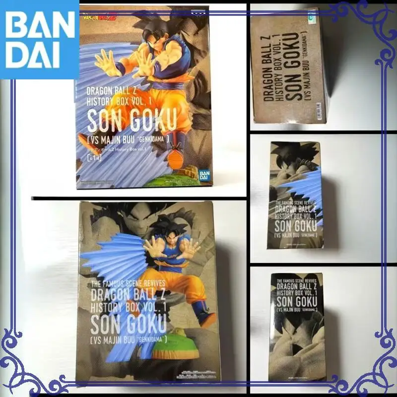 

Bandal Banpresto Anime Dragon Ball Z History Box VoL.1[VS MAJIN BUU "GENKIDAMA] Goku Action Figures Model Collectible Toys Gifts