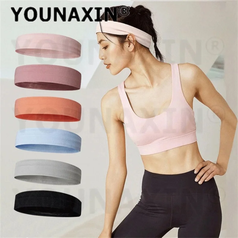 

12 Color Sports Headband Running Headwear Sweat-Absorbent Headband Basketball Antiperspirant Belt Fitness Sweat Guide Belt