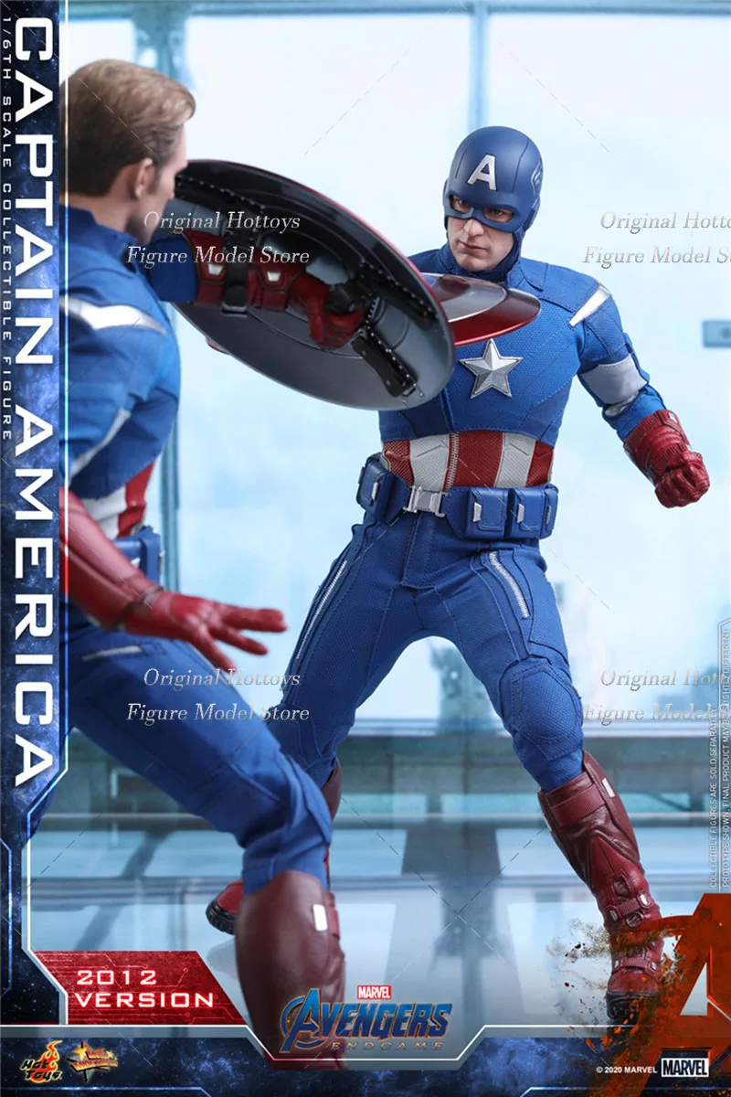 HT HOTTOYS MMS563 1/6 Scale Male Soldier Captain America 2012 Ver. HT Full Set 12-inch Action Figure Collectible Model Toys