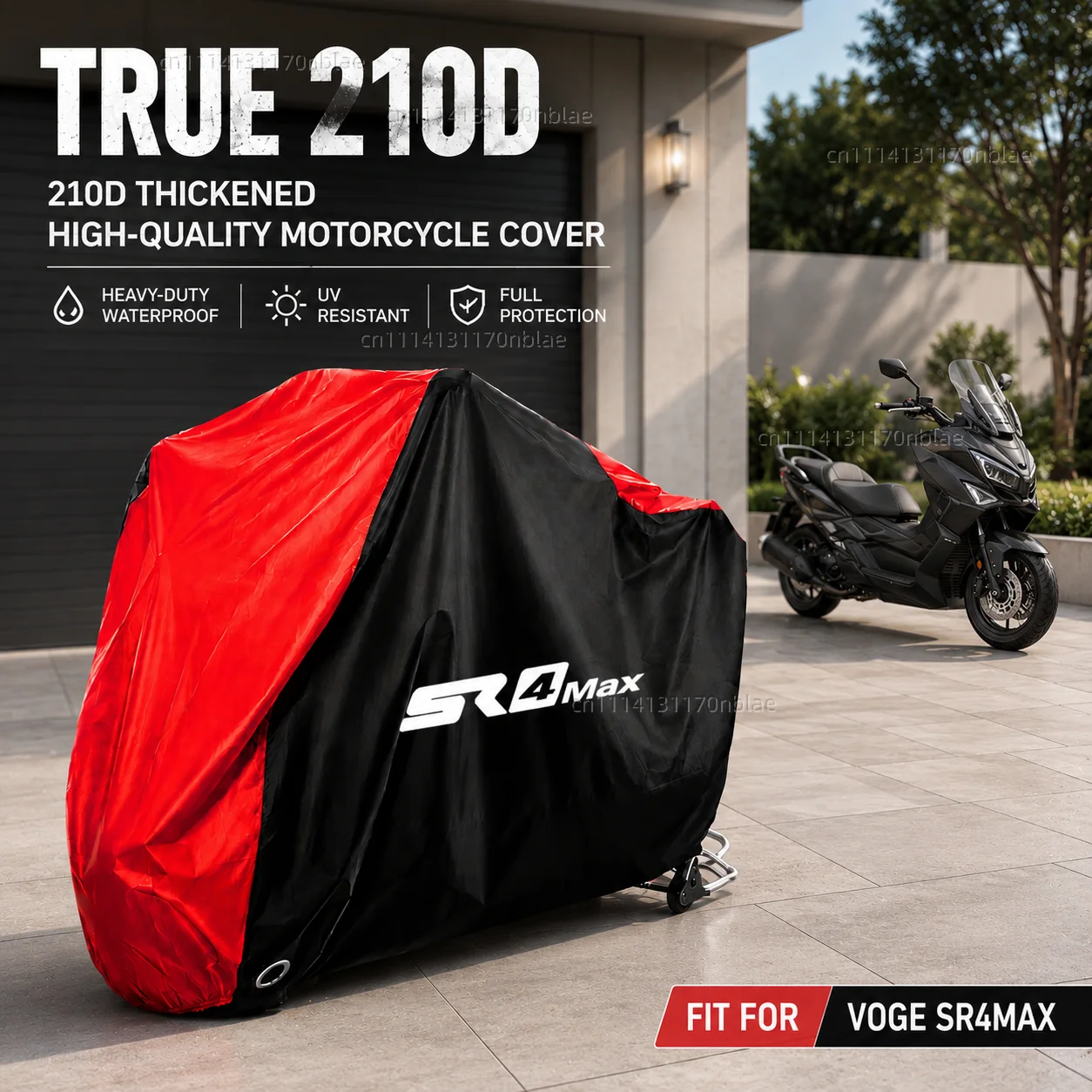 For VOGE SR4MAX SR4 MAX sr4max 2022 2023 2024 2025 210D Motorcycle Cover Waterproof Dustproof UV Protection Moto Rain Cover