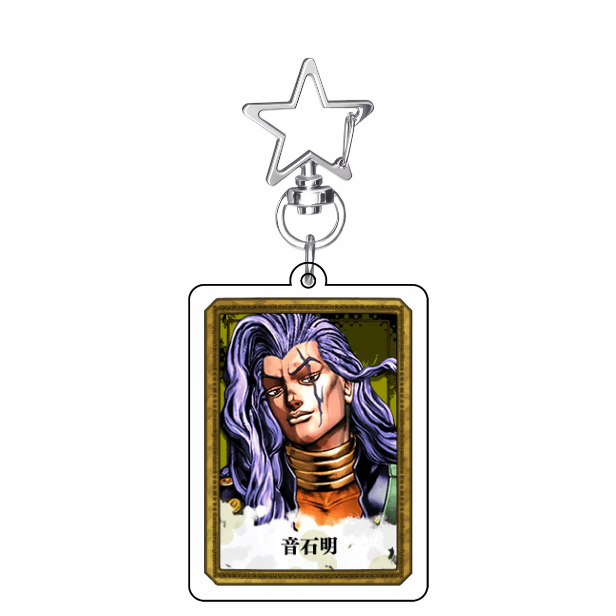 Anime 6CM Jojo Acryl-Schlüsselanhänger Modell Cosplay Charm Figuren Ornament Zubehör Sammlerstücke Geschenke – Detail 2