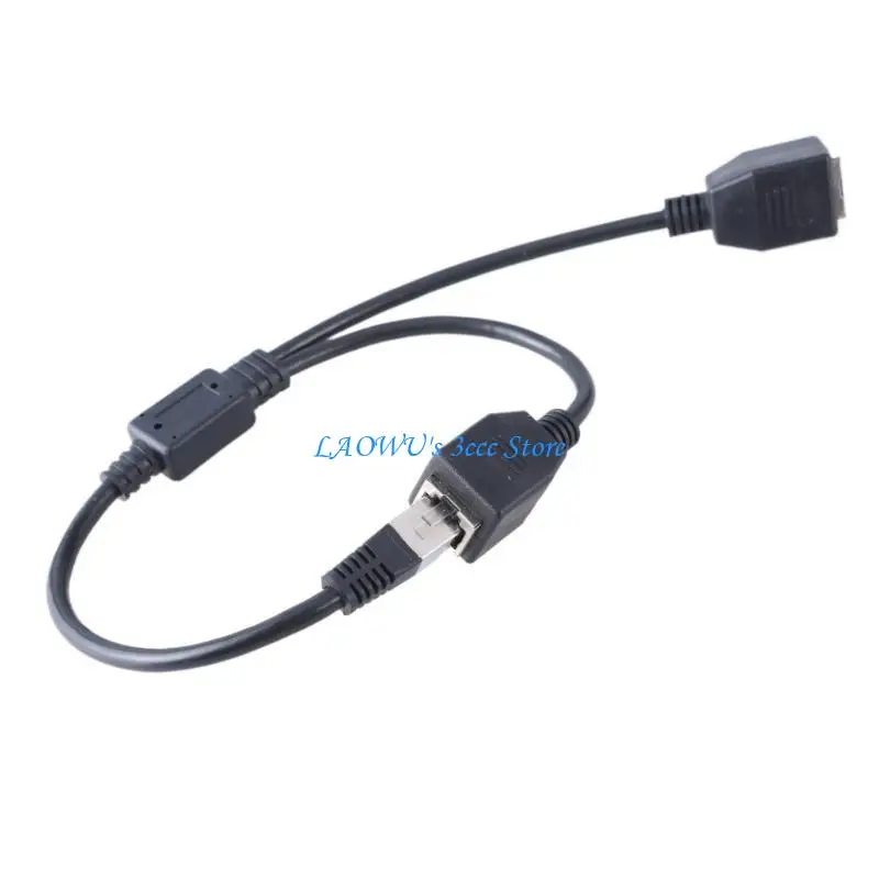 

Y8AD Double Port RJ45 LAN Ethernet Extension Splitter Adapter, Ethernet Cable Extender Ethernet Splitter Suitable Cat5 CAT6