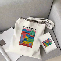 Post Punk Rock Music Tote Bag Women's Fashion Versatile Shoulder Bag Tame Impala Music Album Reusable Large Capacity Canvas Bag