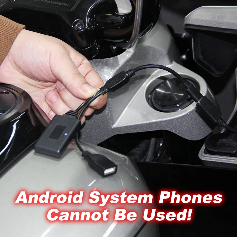 

Two-Wheeler CarPlay HD 121 CVO Roadmaster GL1800 New Motorbike Connectivity Central Control Navigation Wireless Communication