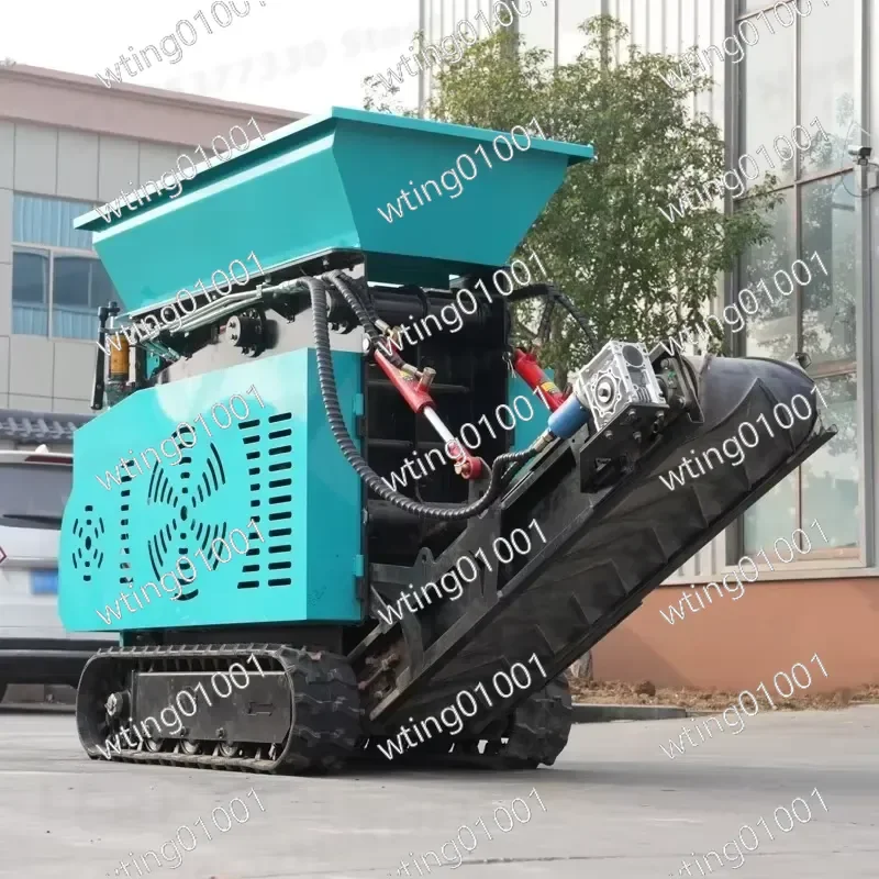 for Small Stone Crusher Hydraulic Hammer Mill Mobile Limestone Rock Breaker Portable Gravel Shredder for Road Building Site