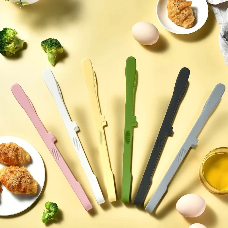 Pinces à pain en silicone de qualité alimentaire, antidérapantes, multifonctionnelles, pour servir en cuisine, salades, en-cas, desserts, pâtisseries.