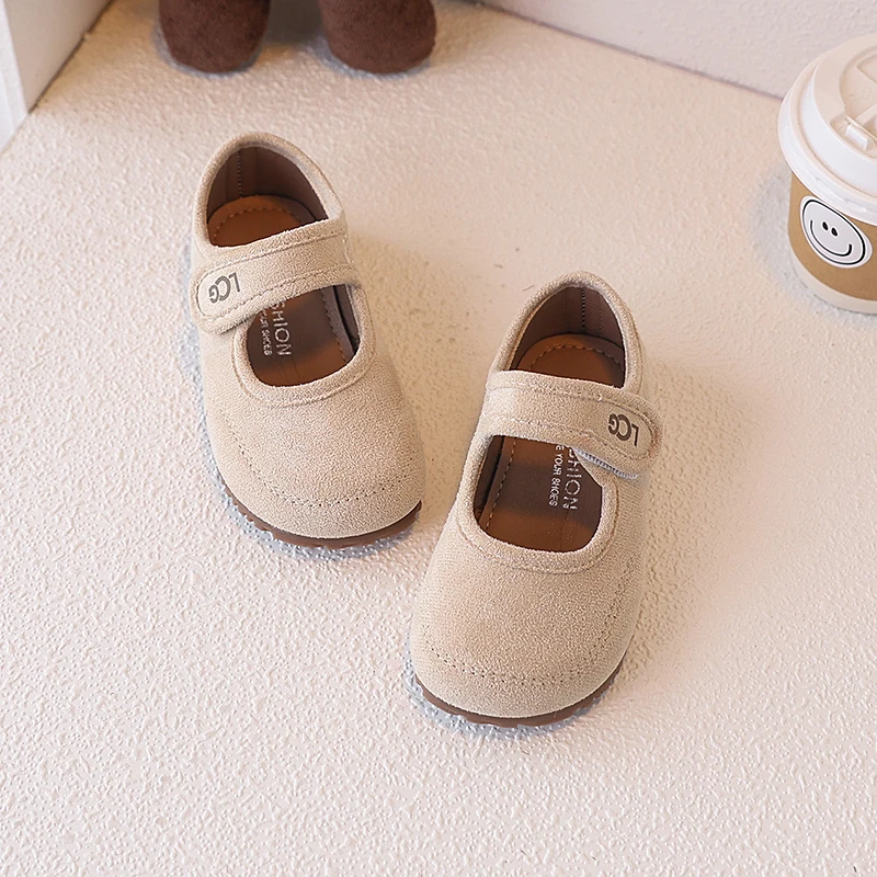 Mary Janes-Schuhe für Kinder, Wildleder, flach, für den Frühling, lässig, Unisex, flache Schuhe für Mädchen, atmungsaktiv, flexibel, prägnanter Stil, Kinderschuhe, Größe 23–36 – Detail 14
