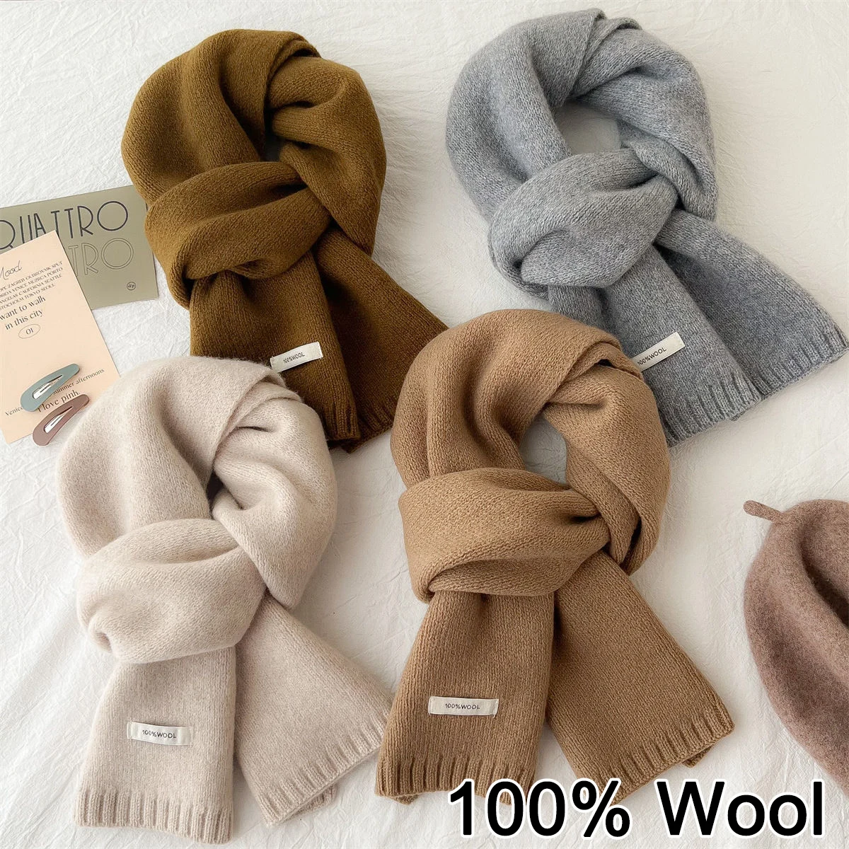 #34 Newest Cashmere Wool Scarfs
