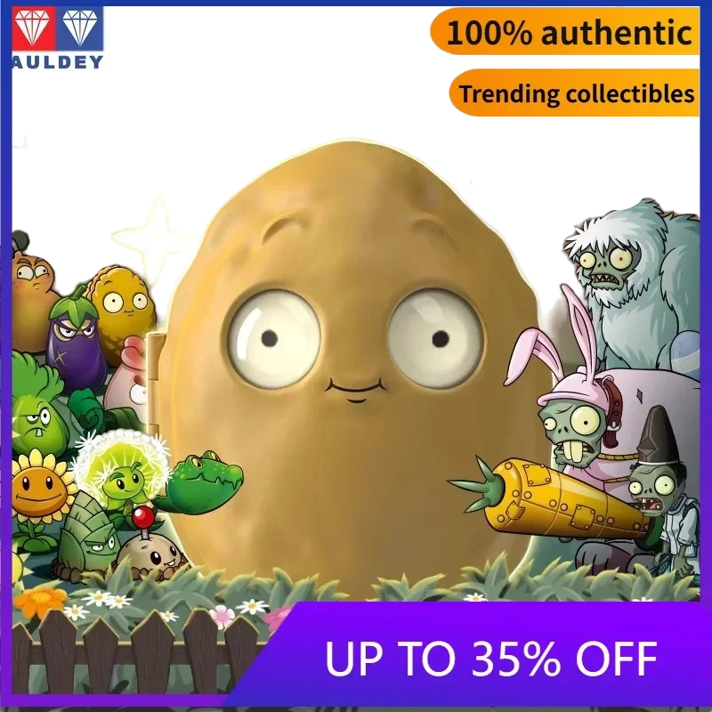 

​Auldey Plants vs Zombies 2 Zombie Attack Surprise Nut Wall Blind Box - Official Kids Collectible Toys, Random Figure Gift