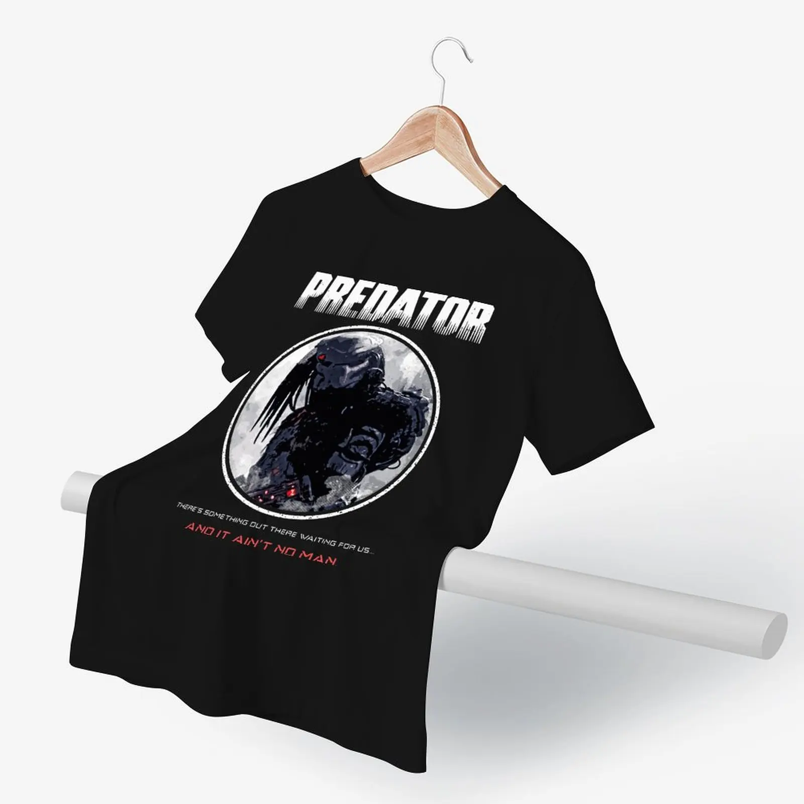 Predator T Shirt Action Movies Horror Short Sleeves Casual T-Shirt Printed Cotton Tshirt Male