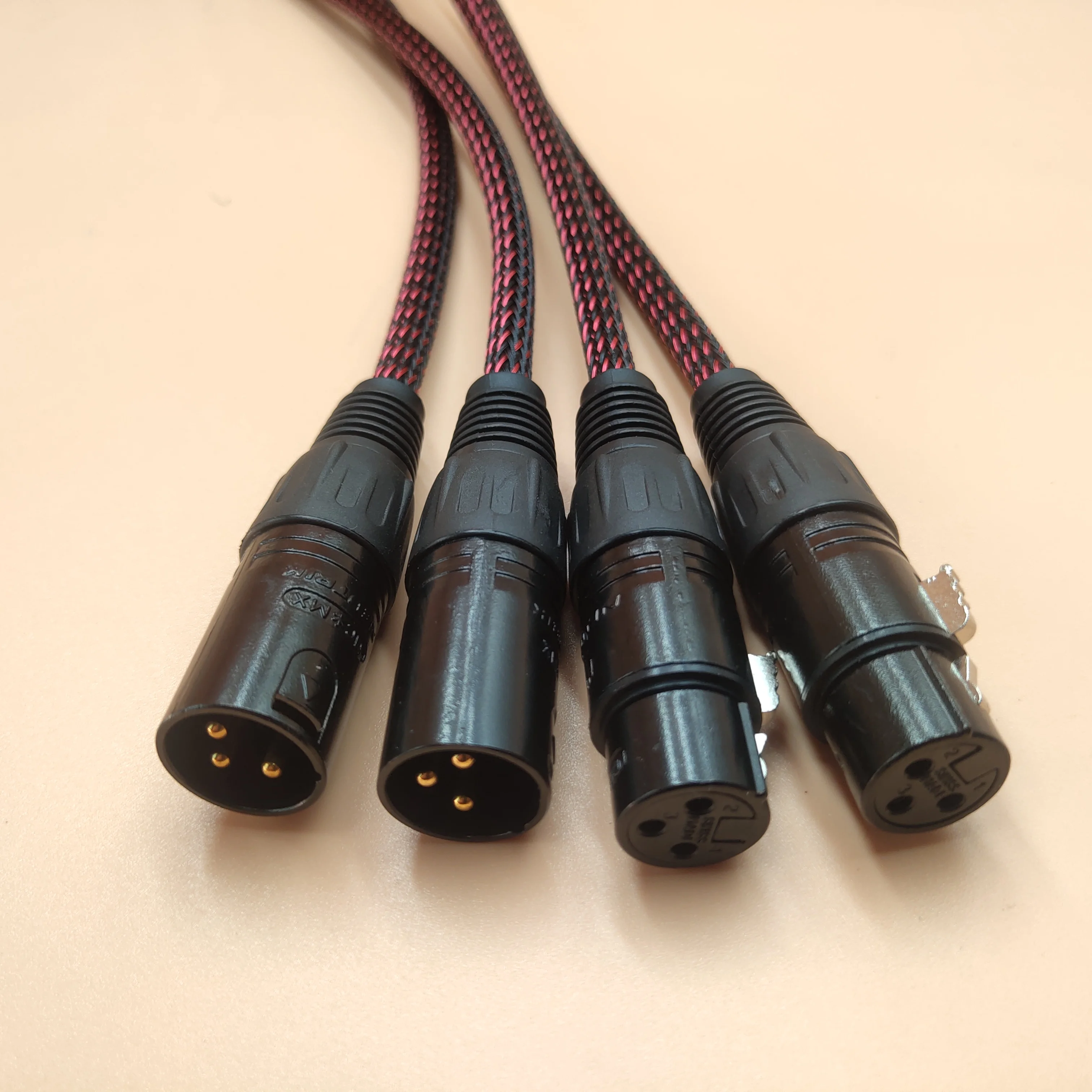Oryginalny kabel audio NEUTRIK XLR Stereo o wysokiej czystości 6N OFC pozłacana linia balansowa do wzmacniacza CD mikser do mikrofonu