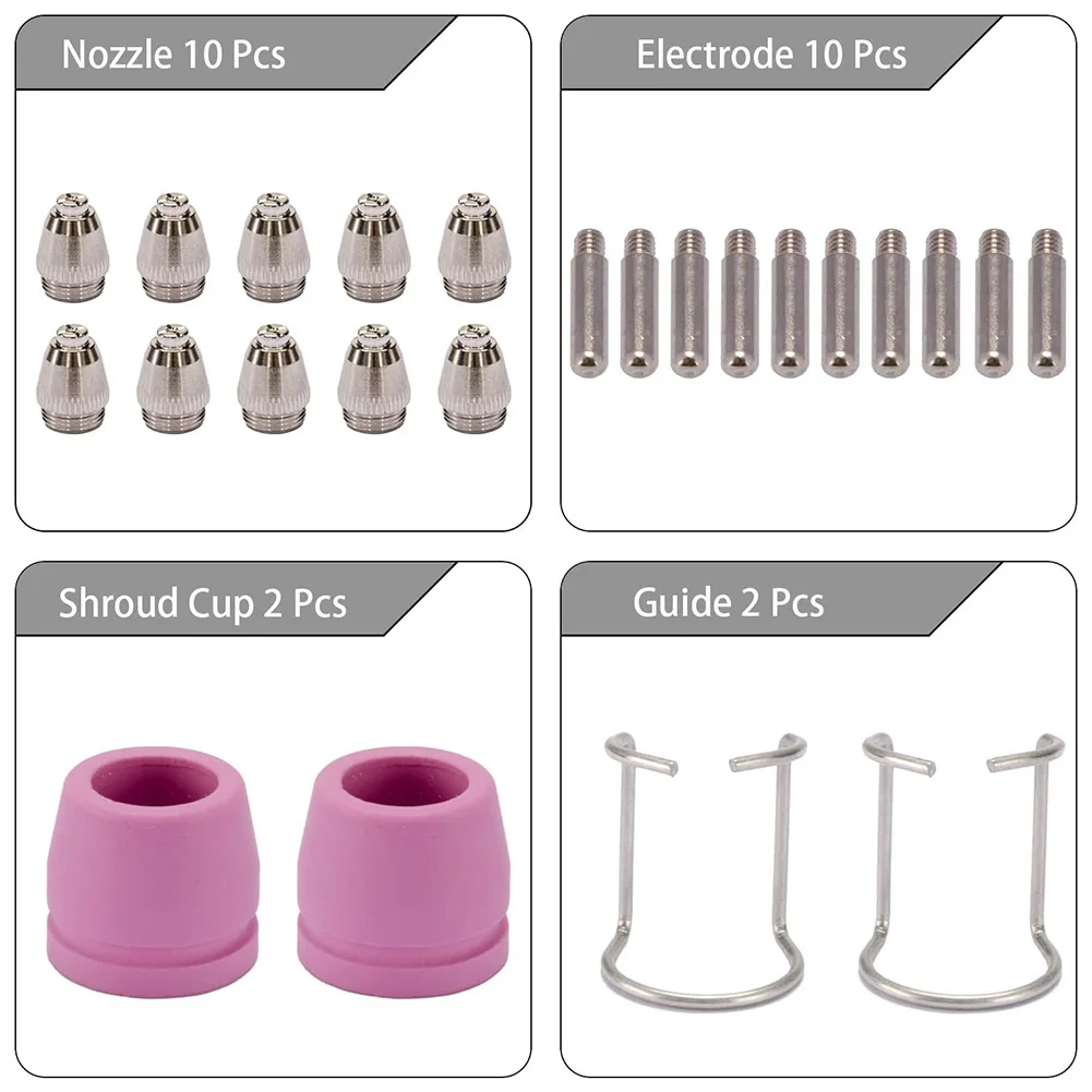 AG60 SG-55 AG-60 WSD-60 Plasma Cutter Cutting Torch Tip Nozzles Consumables Kit Tool Accessories R Cutting Torch Tip Tool