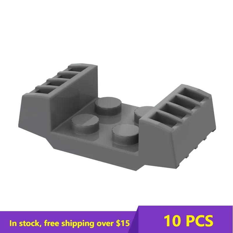 

10PCS Bricks Compatible Assembles Particles 41862 Modified 2 x 2 with Grills Building Blocks Parts Educational High-Tech Toys