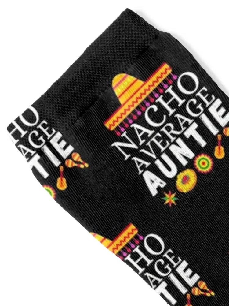 nacho average auntie Socks Wholesale funny sock funny gifts Men's Socks Women's