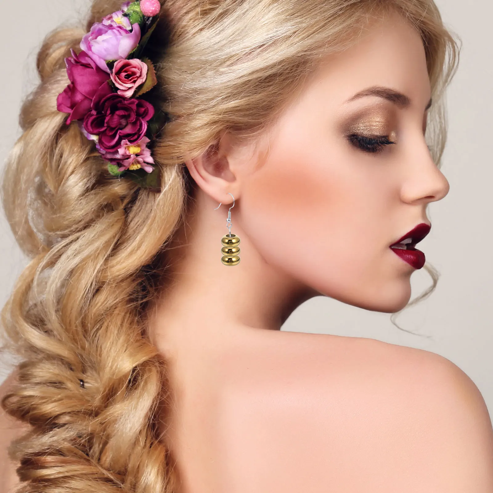 

10Pcs Small Spacer Beads Stainless Steel for Jewelry Making DIY Earrings Necklaces Bracelets Beautiful Look Share with Friends