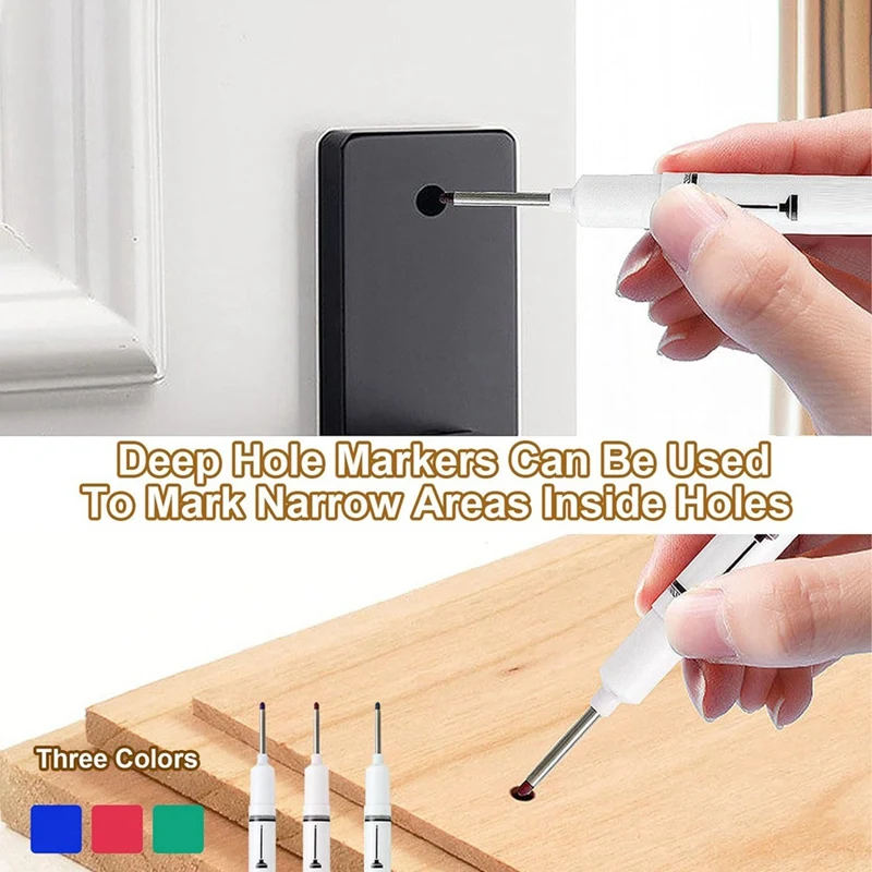 Mechanical Carpentry Pencil Set Graffiti Marking Tools Suitable For Carpenters, Construction Workers Durable Easy To Use