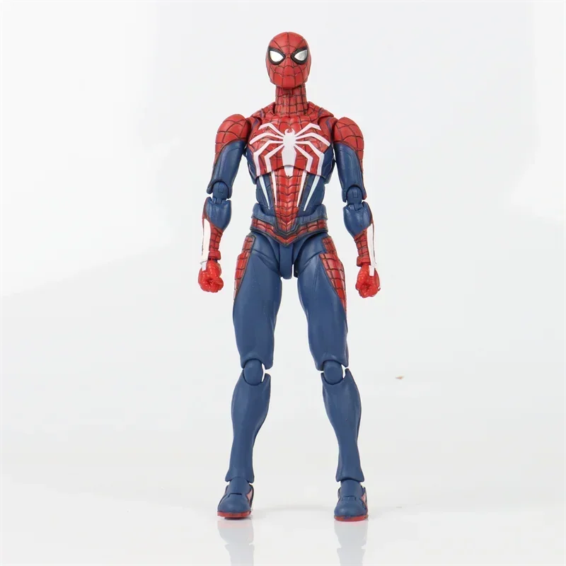 ในสต็อก Figuarts Marvel's Spider Man PS4 เกมรุ่น Peter Parker Marvel Legend อะนิเมะ Action Figure ของเล่นคอลเลกชันของขวัญ