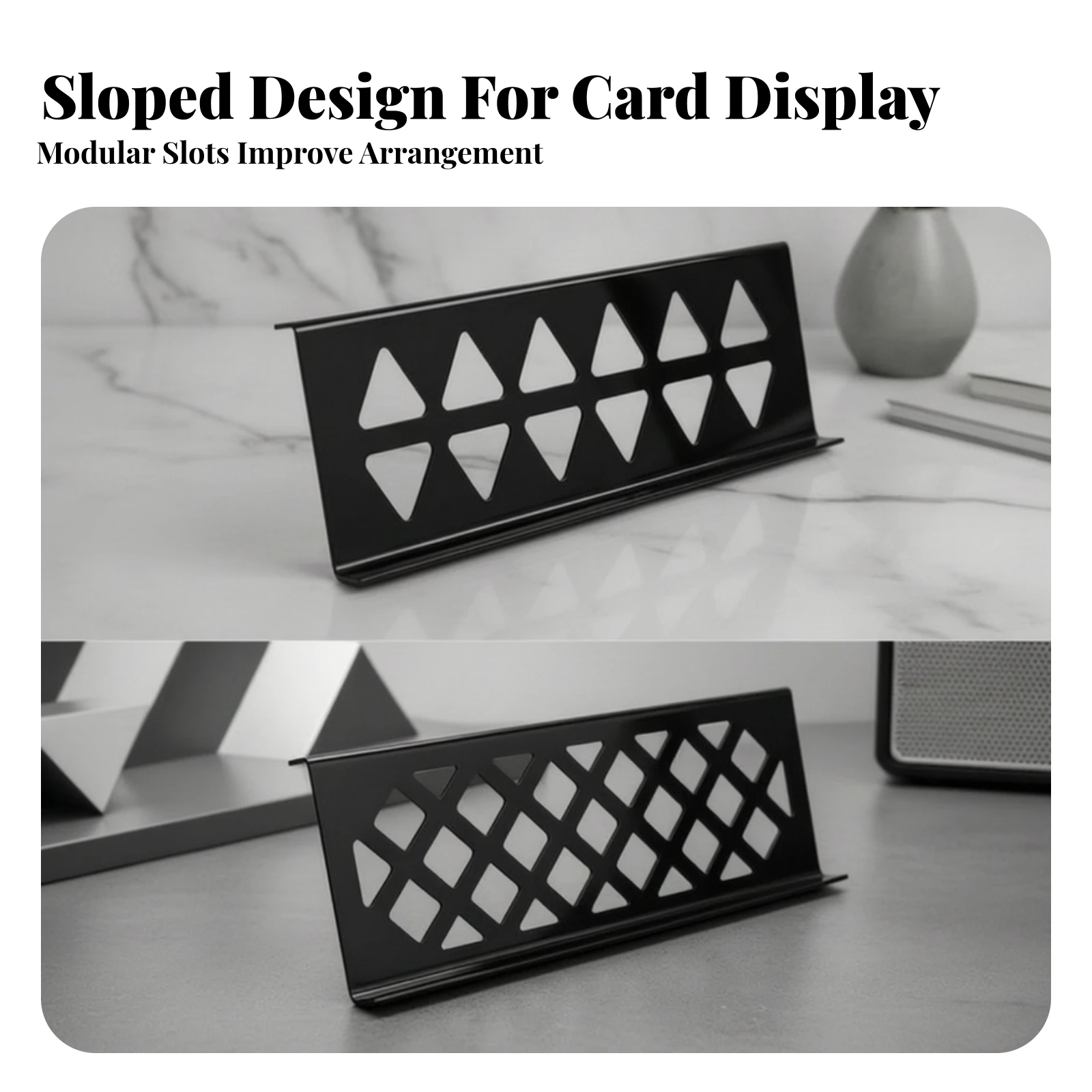 Trading Card Display Stand Slim Card Display Riser for Collectors