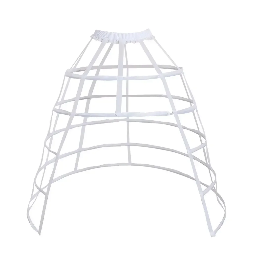 Women's Rare Vintage Cage Pannier 5 Hoop Skirt Victorian Bustle Petticoat 2026