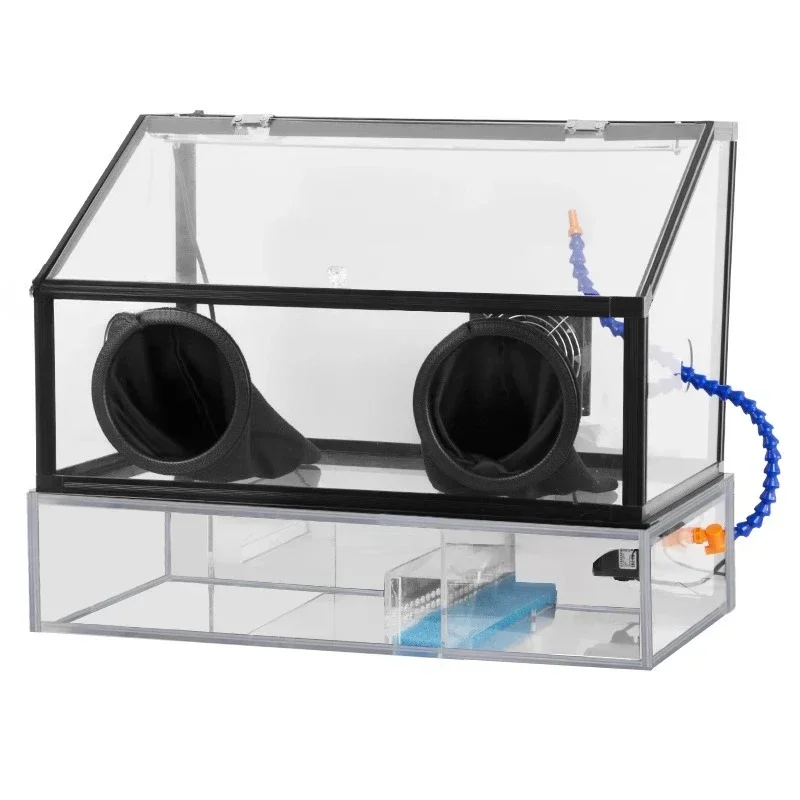 

Dust box grinder Shixin electric grinding table grinder, transparent acrylic cover