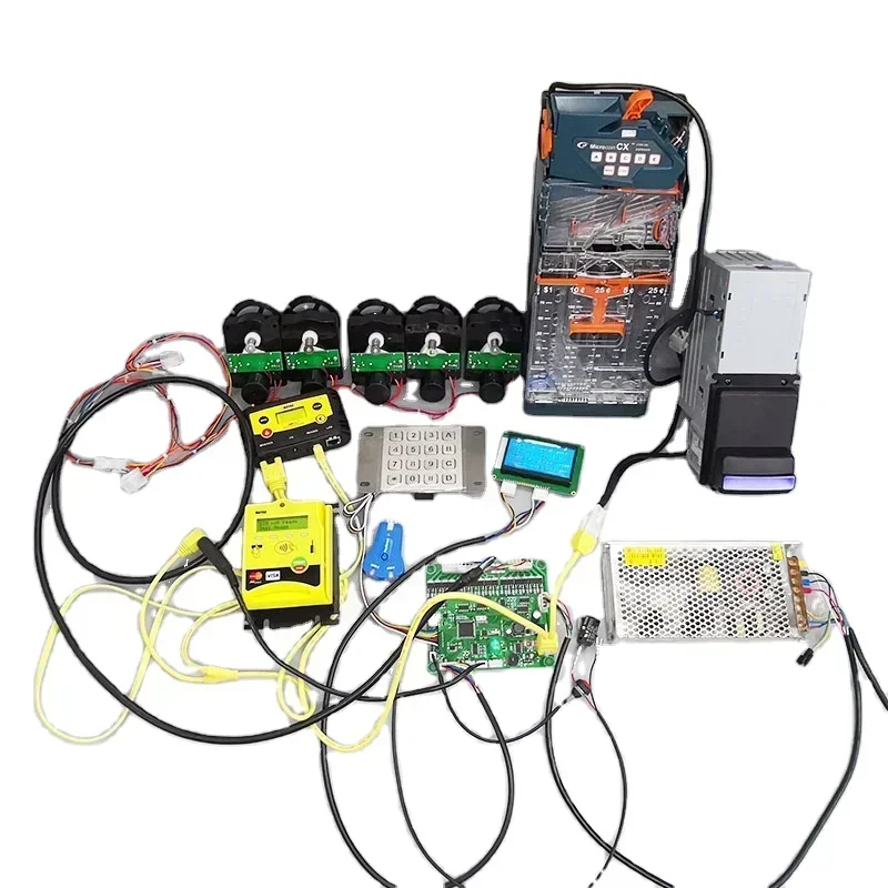 2025Vending machine spare parts accessories gear box vending machine motor control board sprials cables coin bill acceptor