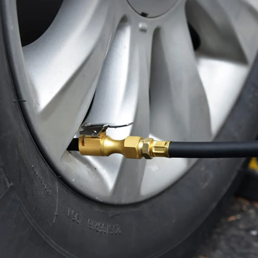 

Quick Connect Air Chuck 1/4 Inch Heavy Duty Tire Inflation Adapter Locking Nozzle For Car Motorcycle Bicycle Pump Accessories