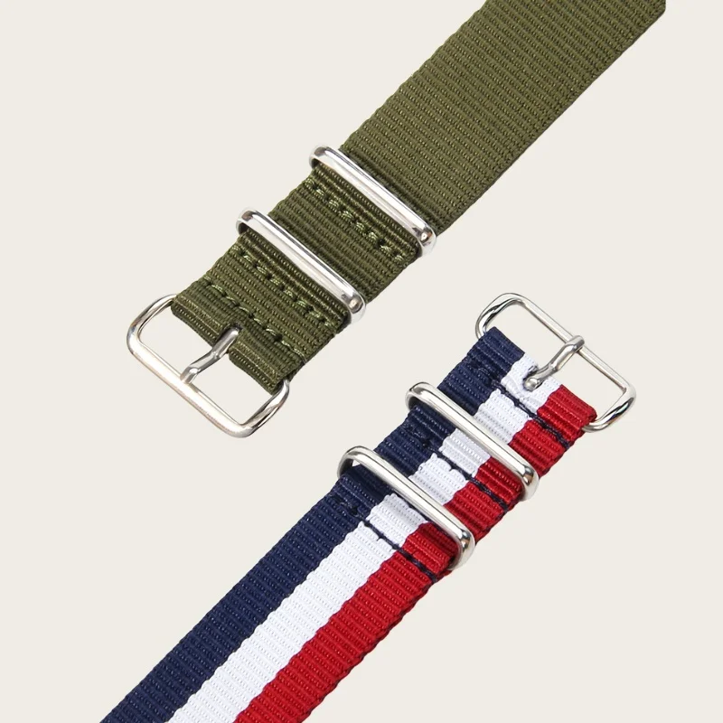 Nylon Watch Strap For Daniel Wellington Tissot Rolex Water Ghost Citizen Seiko Watchband 18mm 20mm 22mm Wristband Bracelet view 3