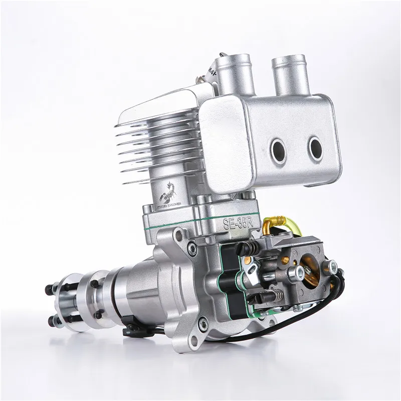 RCGF Stinger 35cc Rear Exhaust 2-Stroke Gas Engine, for Fixed Wing RC Aircraft