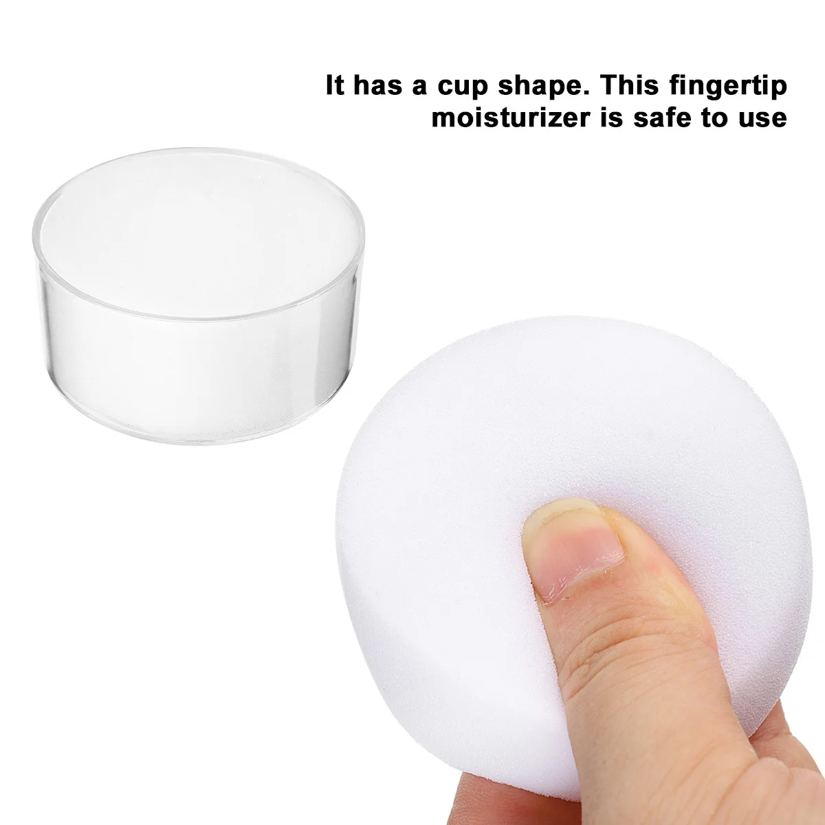 

2Pcs Plastic Sponge Cup Fingertip Moistener Wet Finger Tool for Cash Counting Increased Office Efficiency Fingertip Moisteners