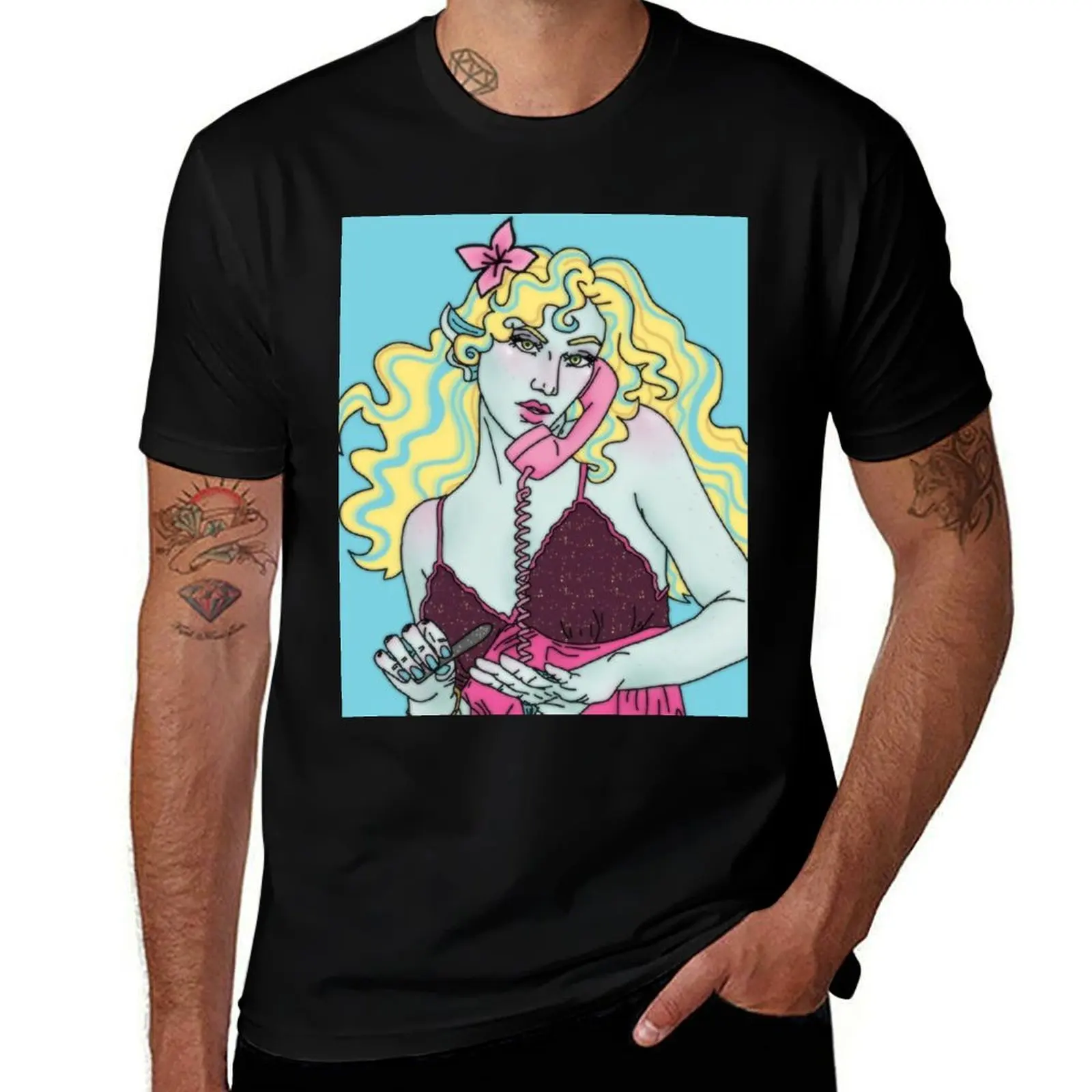 

T-Shirt The quality high man tshirt Phone shirts graphic man On t cotton Lagoona T-Shirt t shirt