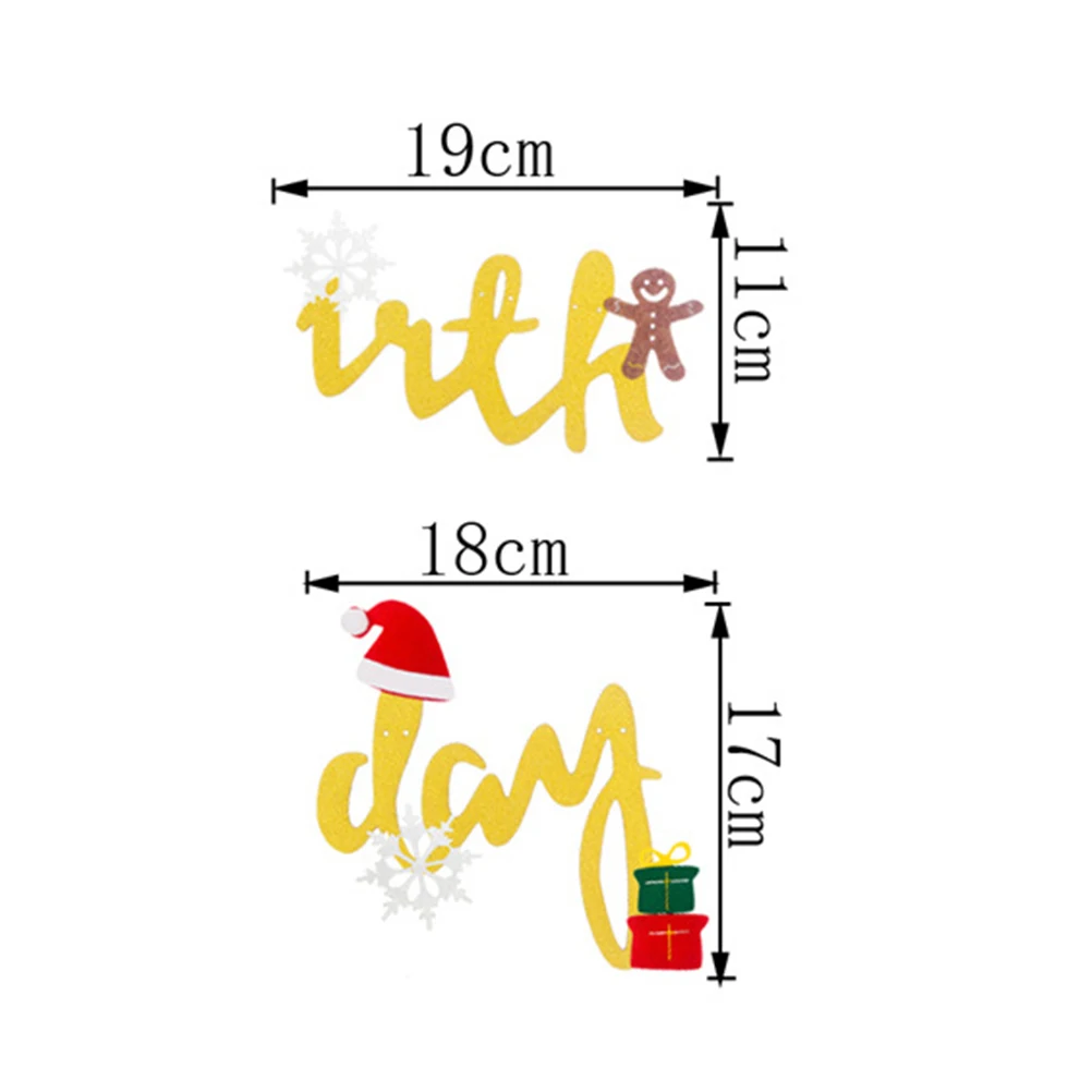 

Birthday Party Decor Letter Banner Pull Flag Hanging Banners Festive Christmas Banner Indoor Outdoor Decoration Unique Fun