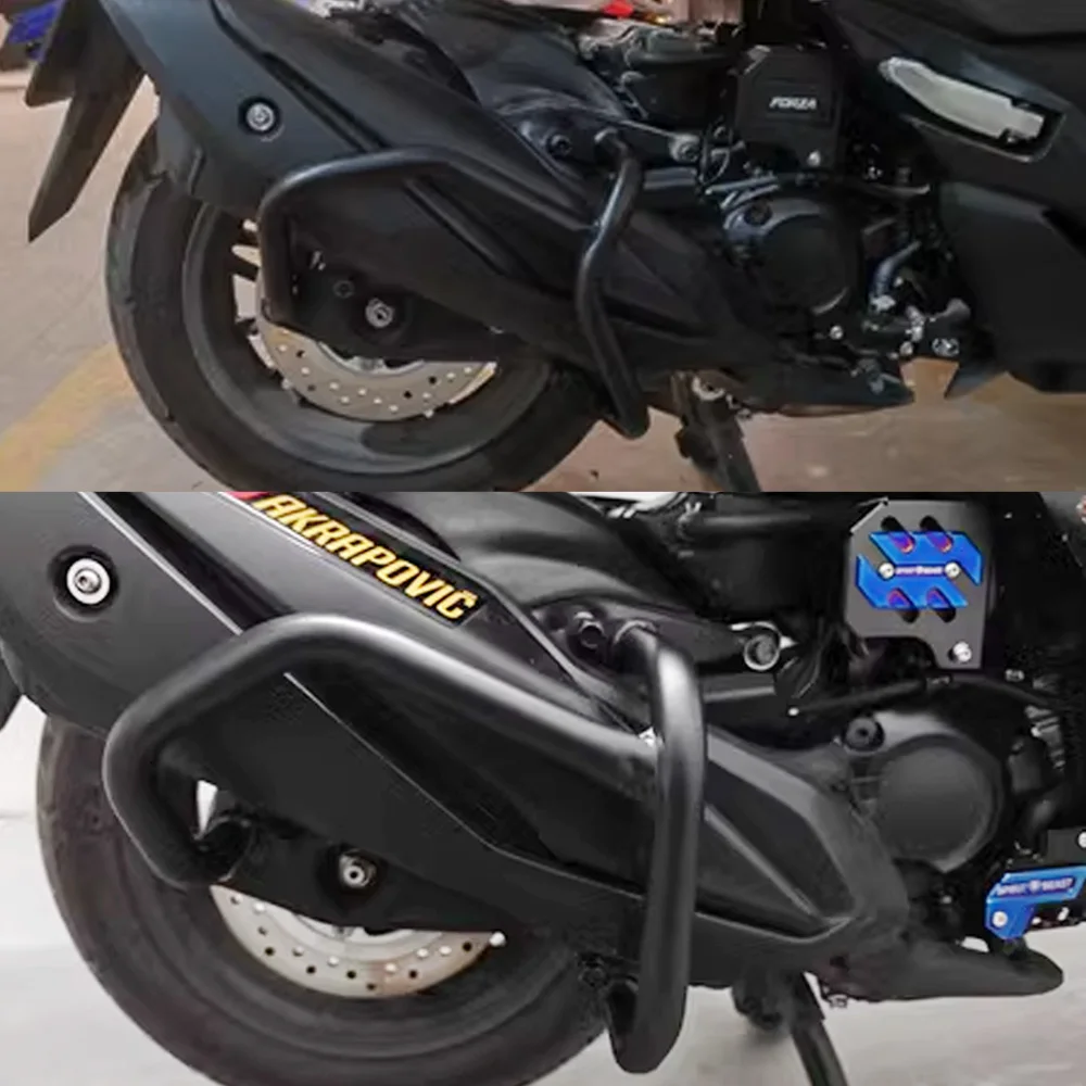 For Honda Forza 350 NSS350 exhaust pipe guard Forza 350 NSS 350 muffler bumper modification muffler anti drop bar accessories