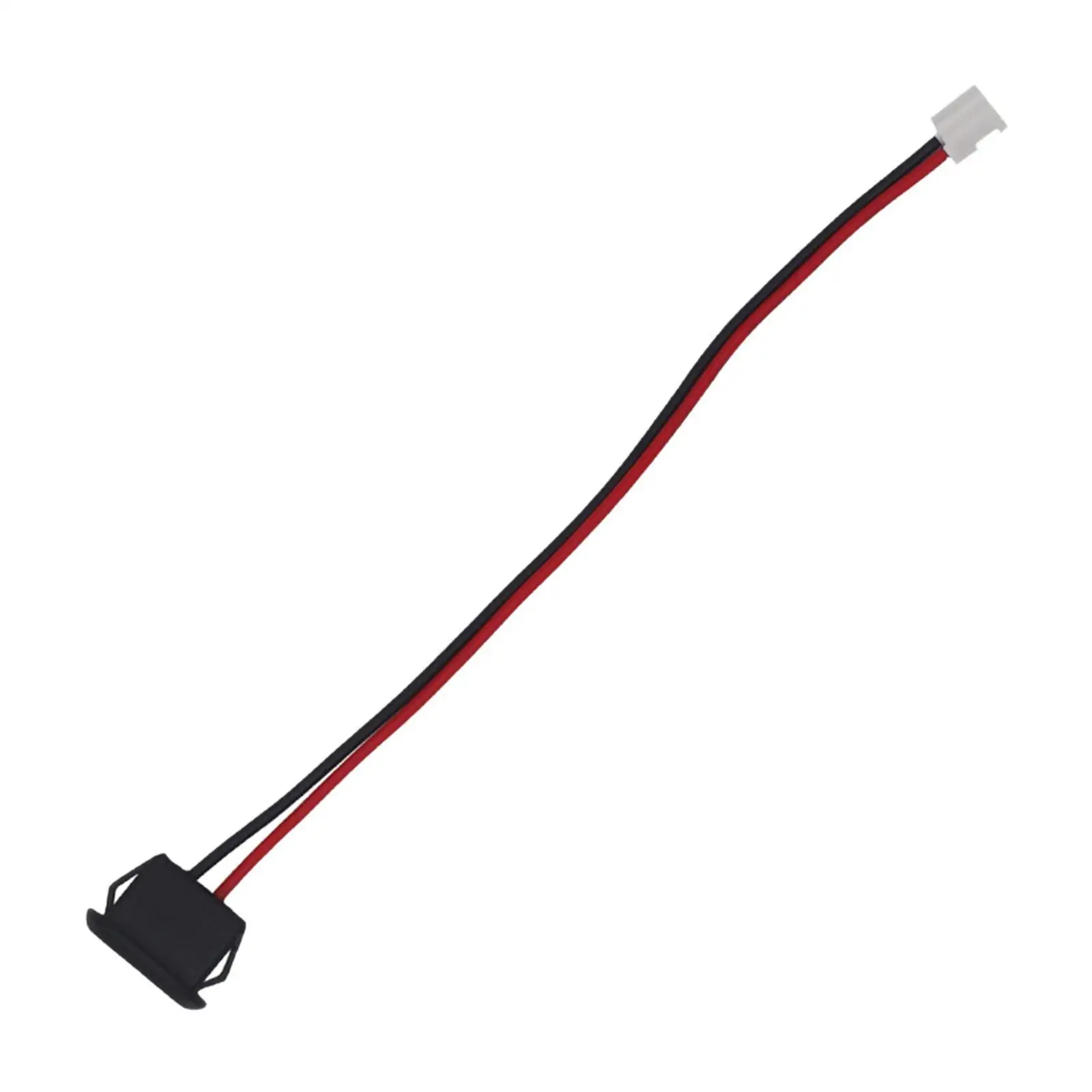 Conector de Cable de alimentación hembra tipo C, 10 piezas, 2 pines, 2P, puerto de carga rápida, interfaz de datos con Cable, Cargador USB