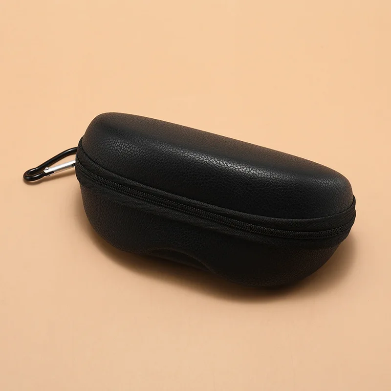 Fashion zippered eyeglass storage box with large space and soft shell - sunglasses case