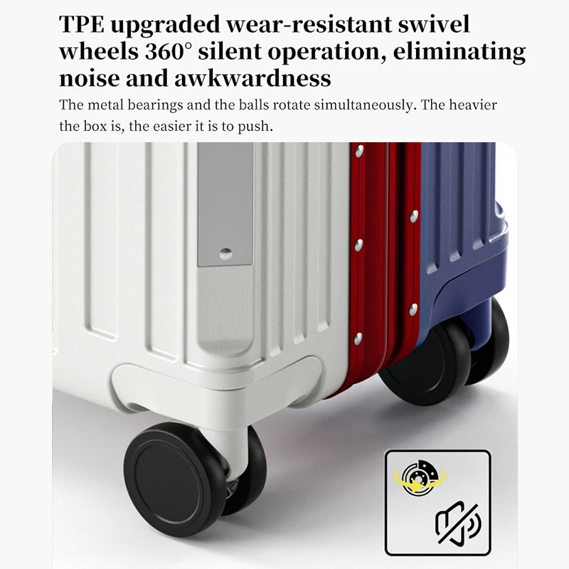 SUSH Mallorca маленький 18-дюймовый чемодан, женский чемодан для ручной клади, чемодан на колесиках на короткие расстояния, деловой чемодан с кодовым замком,
